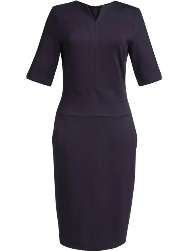 Brook Taverner Celeste Dress BT2365 - Navy - 46 EU (18 UK)