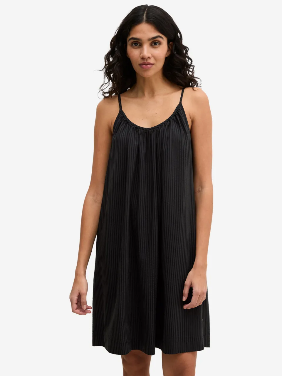 Marc O'Polo Vrouwen Strand jurk Abstract Floral Zwart