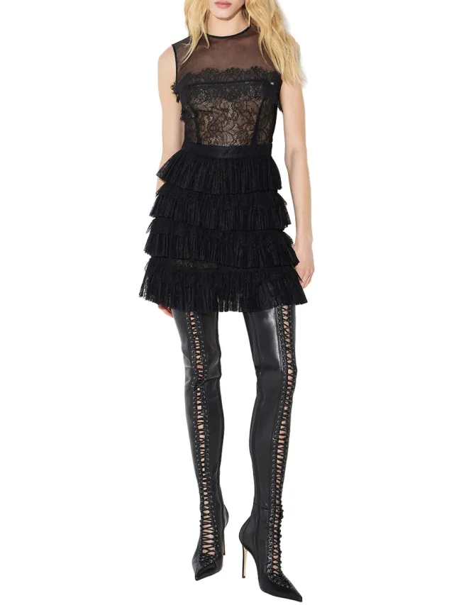 Elisabetta Franchi Korte Jurk Elisabetta Franchi ab98366e2-110 Zwart