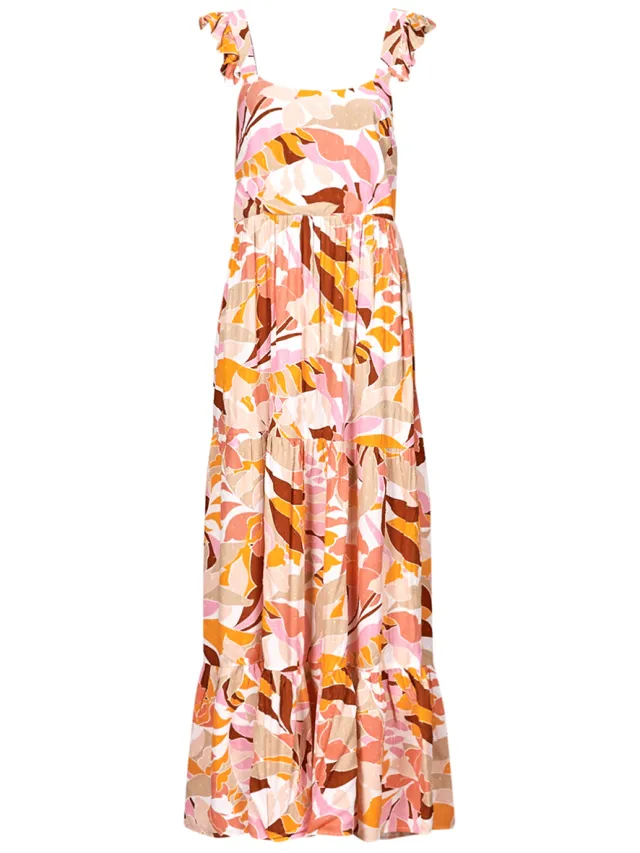 Deeluxe Lange Jurk Deeluxe LUMILA Multicolour