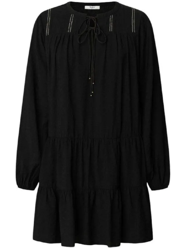 Pepe Jeans Korte Jurk Pepe jeans PL9537696 Zwart