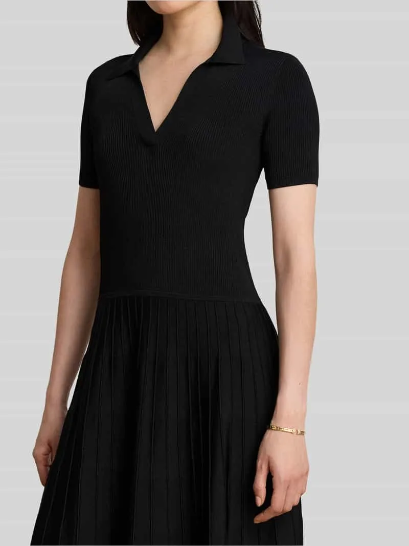 Lauren Ralph Lauren Vrijetijdsjurk van viscosemix zwart, foto 4