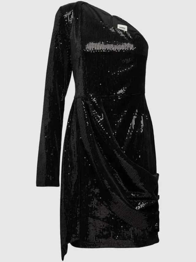 One shoulder-jurk in minilengte - NovaLanaLove x P&C* zwart, foto 2