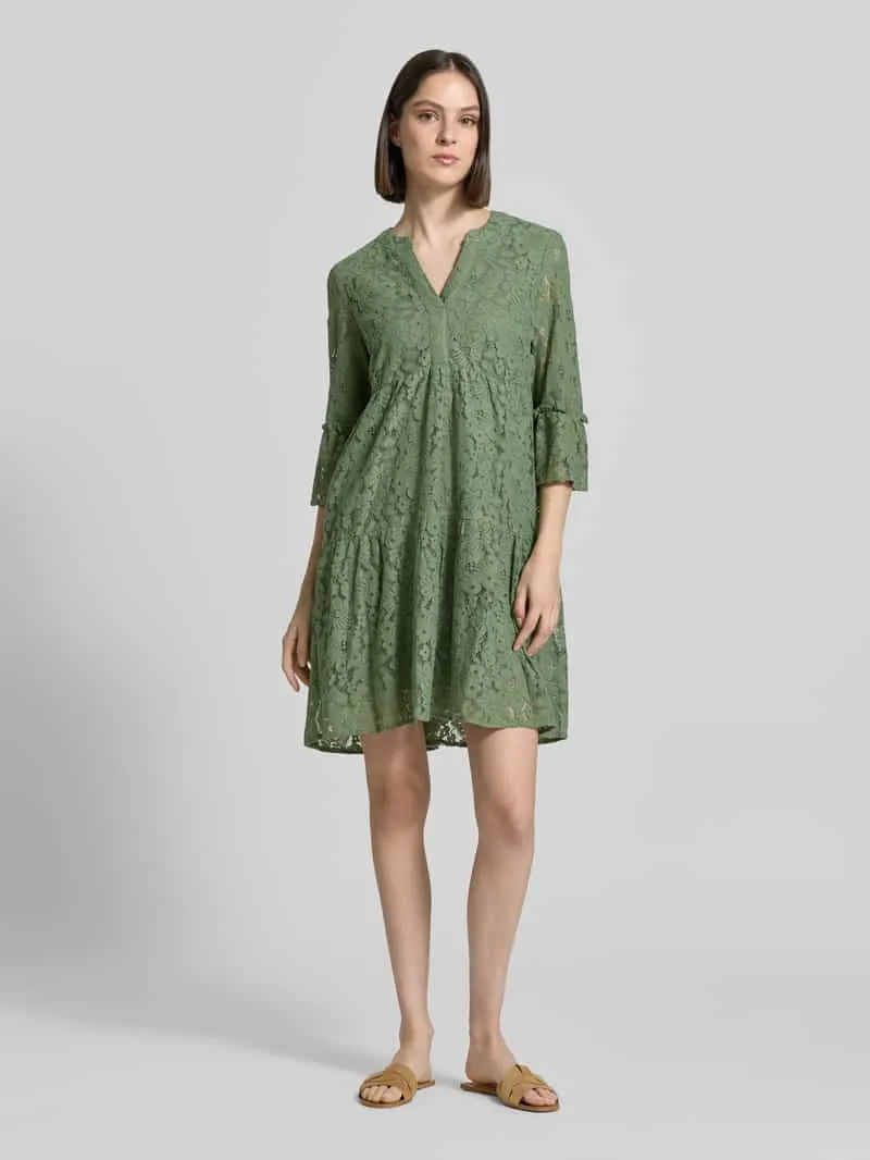 Vero Moda VMHONEY kanten jurk groen, foto 6
