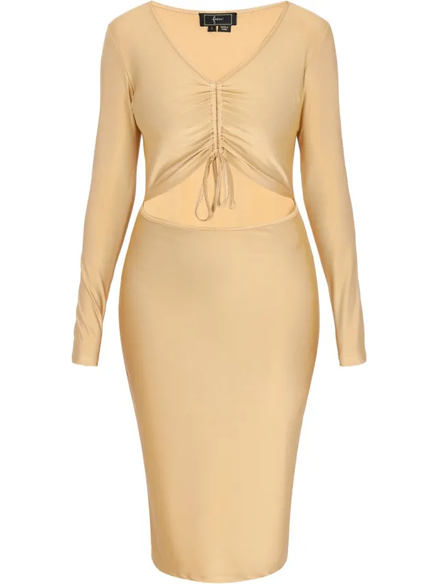Faina Dress gold