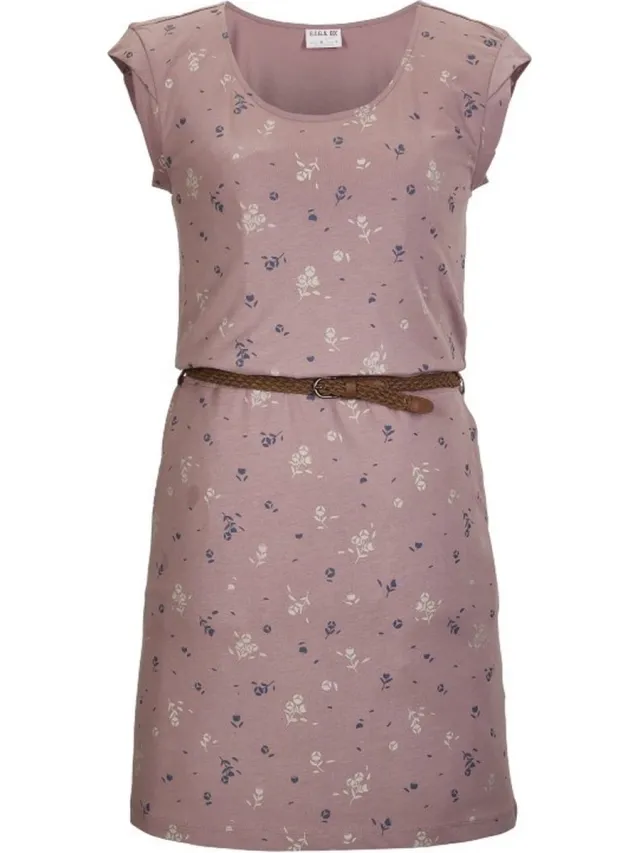 Killtec jurk - zomer jurk - 41421 - taupe print taupe/roze