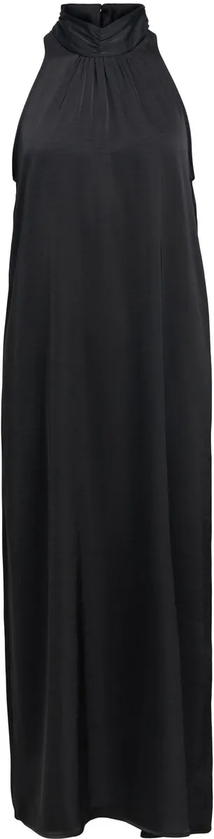 OBJECT COLLECTORS ITEM Object Maxi jurk Satijnen Black