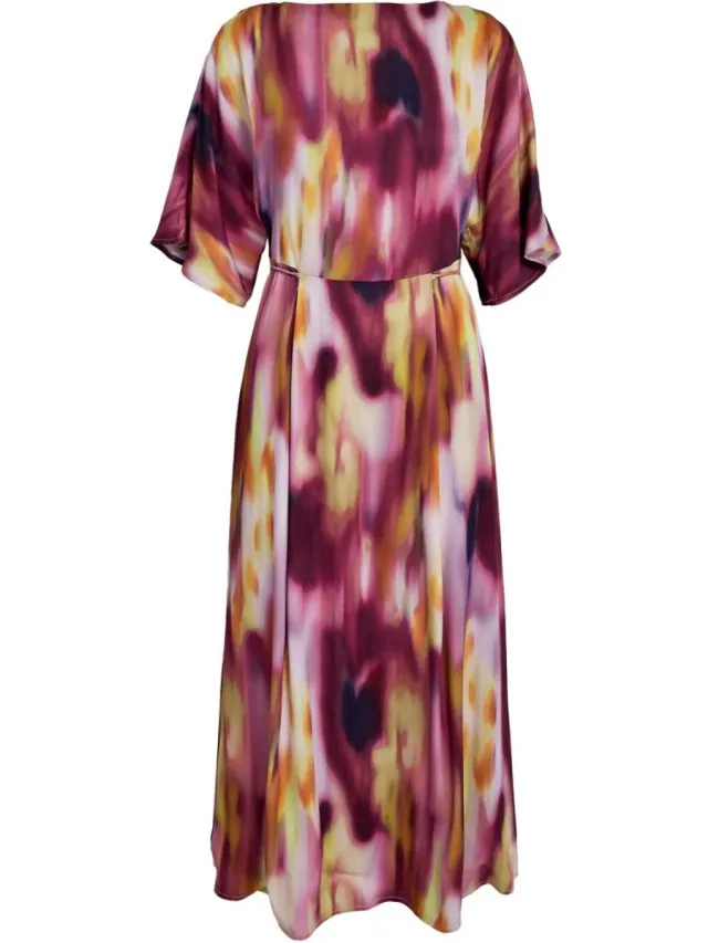 Minus Lucinda Midi Dress Pastel Lilac Print Multi