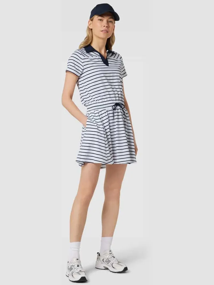 Polo Ralph Lauren Mini-jurk met streepmotief wit, foto 3