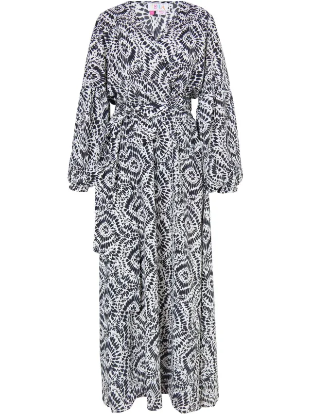 IZIA Maxi-jurk met print zwart