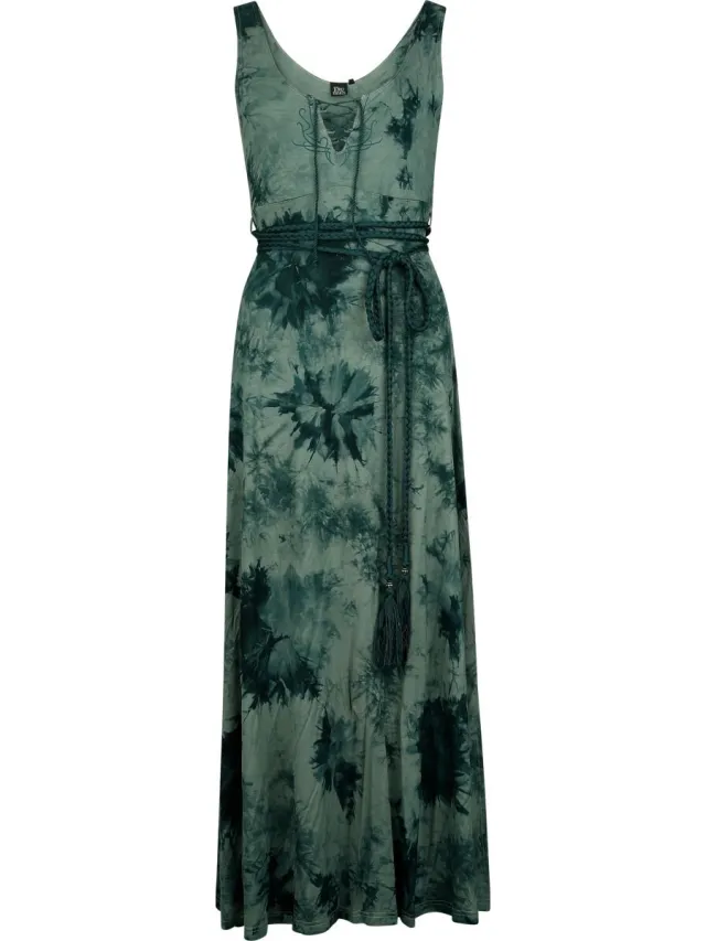 THE LORD OF THE RINGS Mirkwood Elven Collection Dames Maxi-jurk - groen