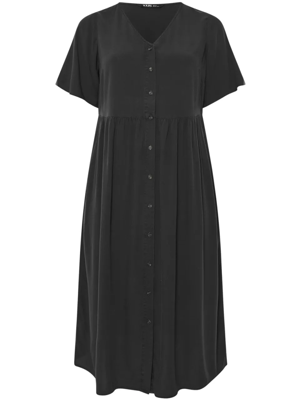 Yours Zwarte Chambray Theejurk-64, foto 2