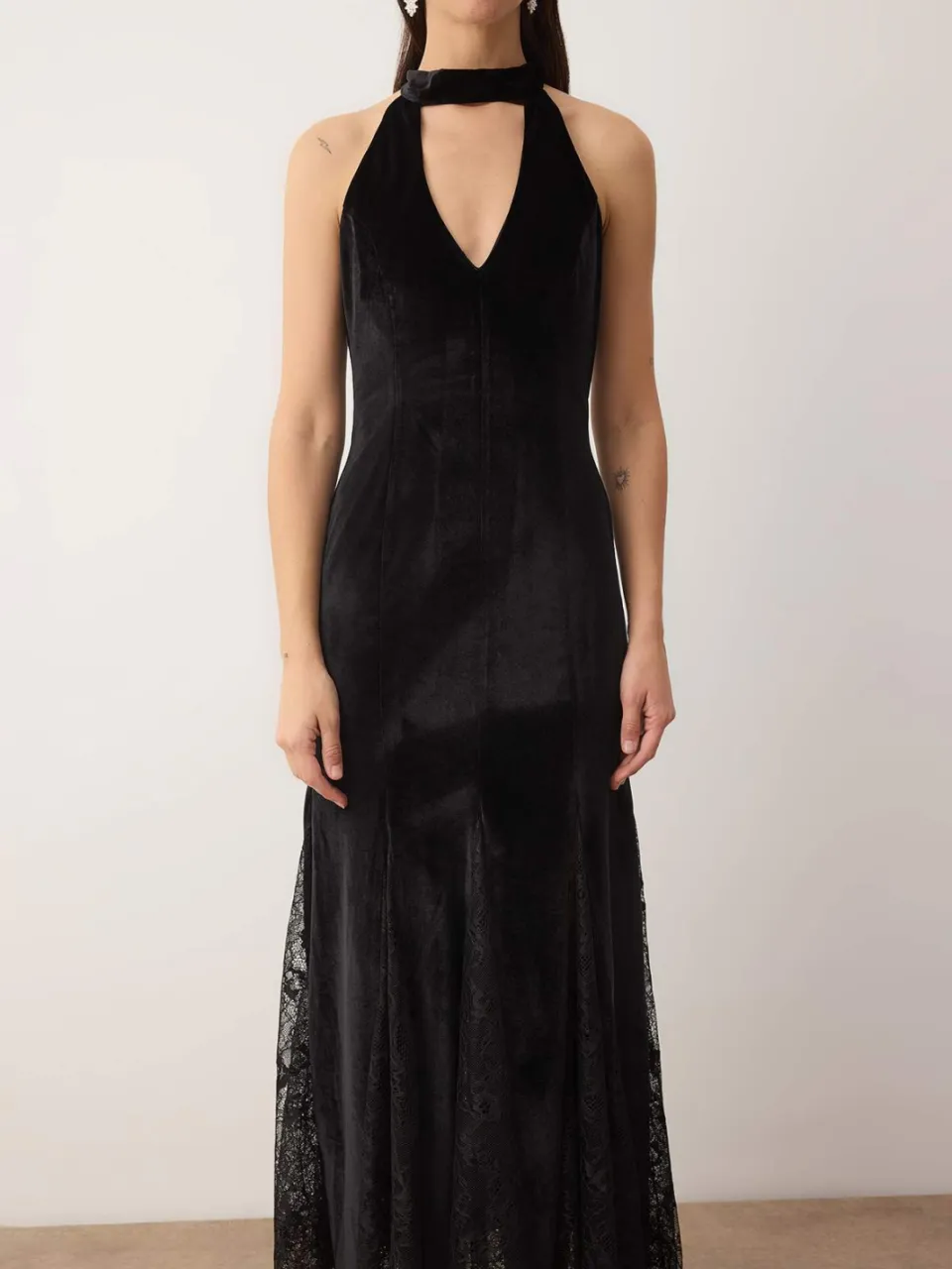 Turkishsouq Rechte maxi-jurk voor dames, mouwloos, chic/avond skaterjurk zwart, foto 2