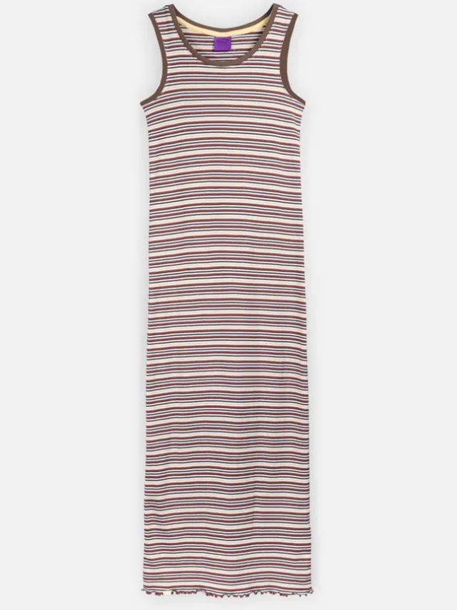 Oxbow Lange Jurk Oxbow Lange jurk BISTRIPES Rood