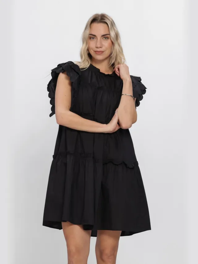 Object Dames Jurken Objhope S/l Dress - Zwart
