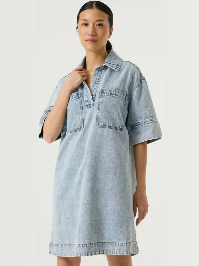 Garcia Denim Jurk - Medium Used Blauw
