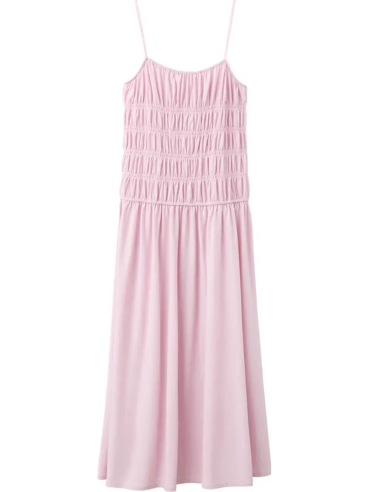 Mango midi zomerjurk - lichtroze, foto 2