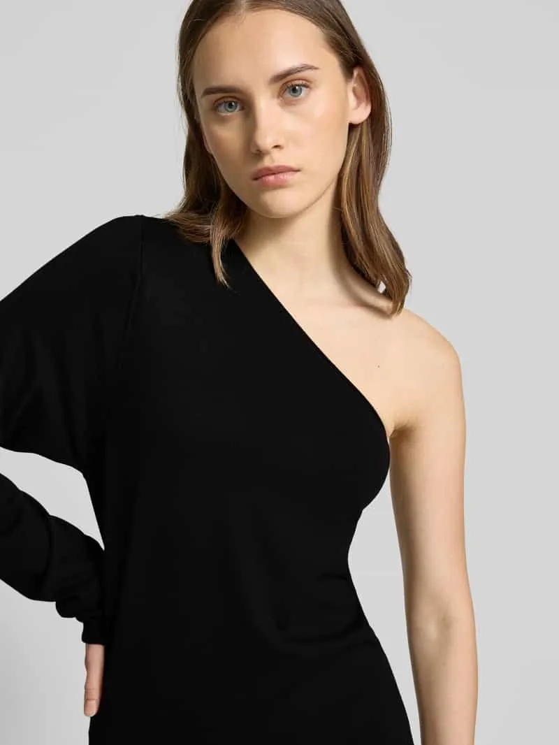 black palms Maxi-jurk met one shoulder-band zwart, foto 5