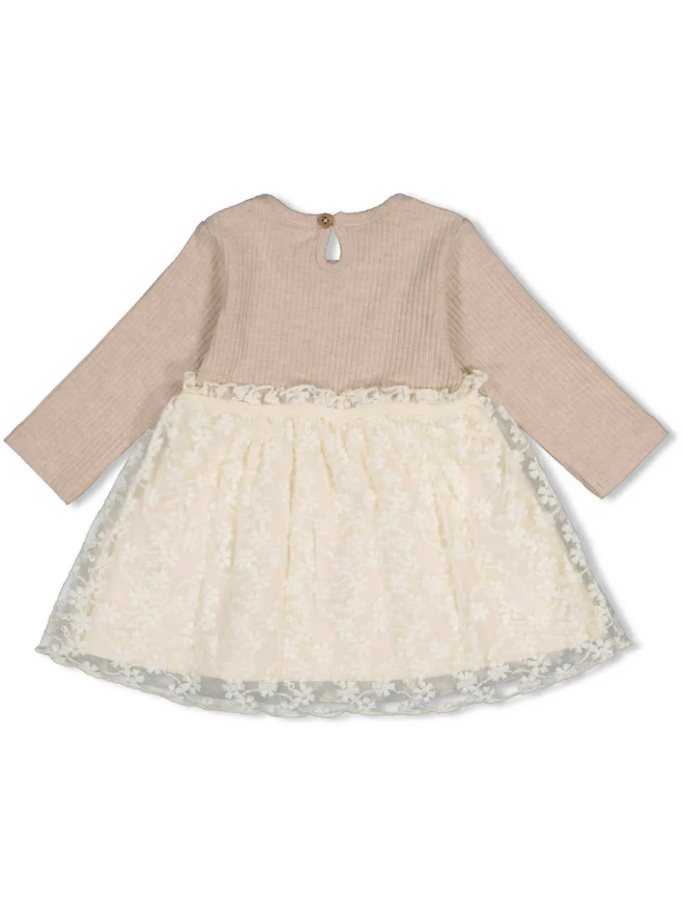 Feetje Dress to Impress jurk taupe/ecru, foto 3