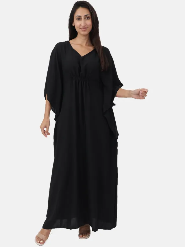 Elara Maxi-jurk Zwart