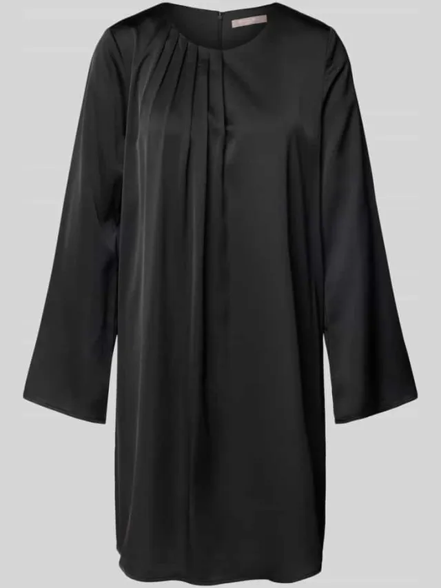 Christian Berg Woman Selection Midi-jurk met plooien zwart, foto 2