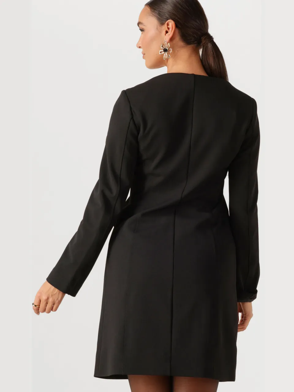 Y.A.S. YAS Dames Jurken Yasfavo 7/8 Blazer Dress - Zwart, foto 3
