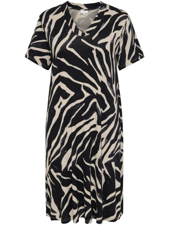 Only Carmakoma Jurk CARFYRLA Midi-jurk Humus 1