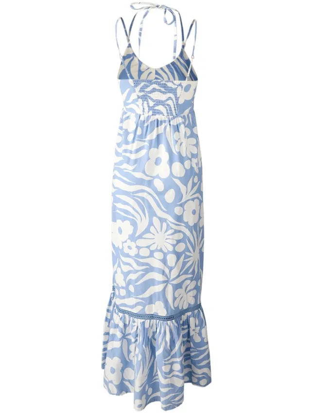 Brunotti Siena-Floral Swirl Women Dress | Bluebell