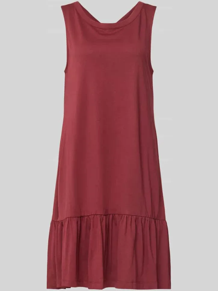 s.Oliver relaxed fit mini jurk donkerrood, foto 2