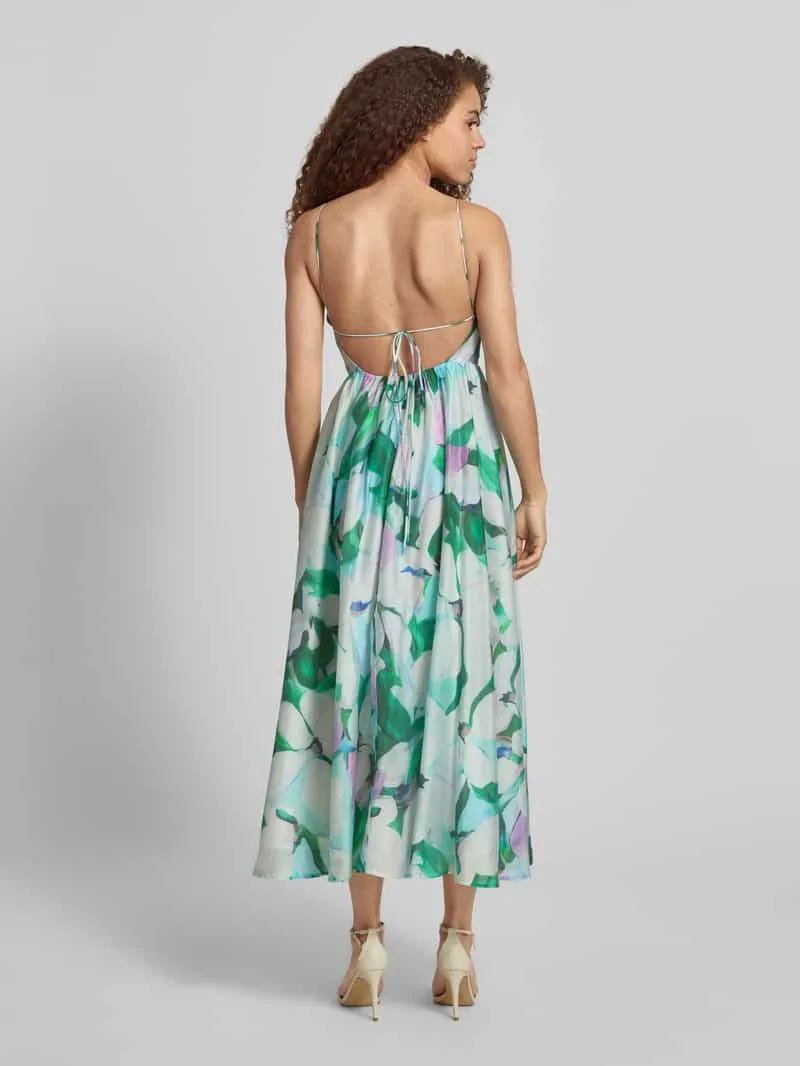 bardot midi-jurk van lyocellmix model 'ARLETHA' groen, foto 3