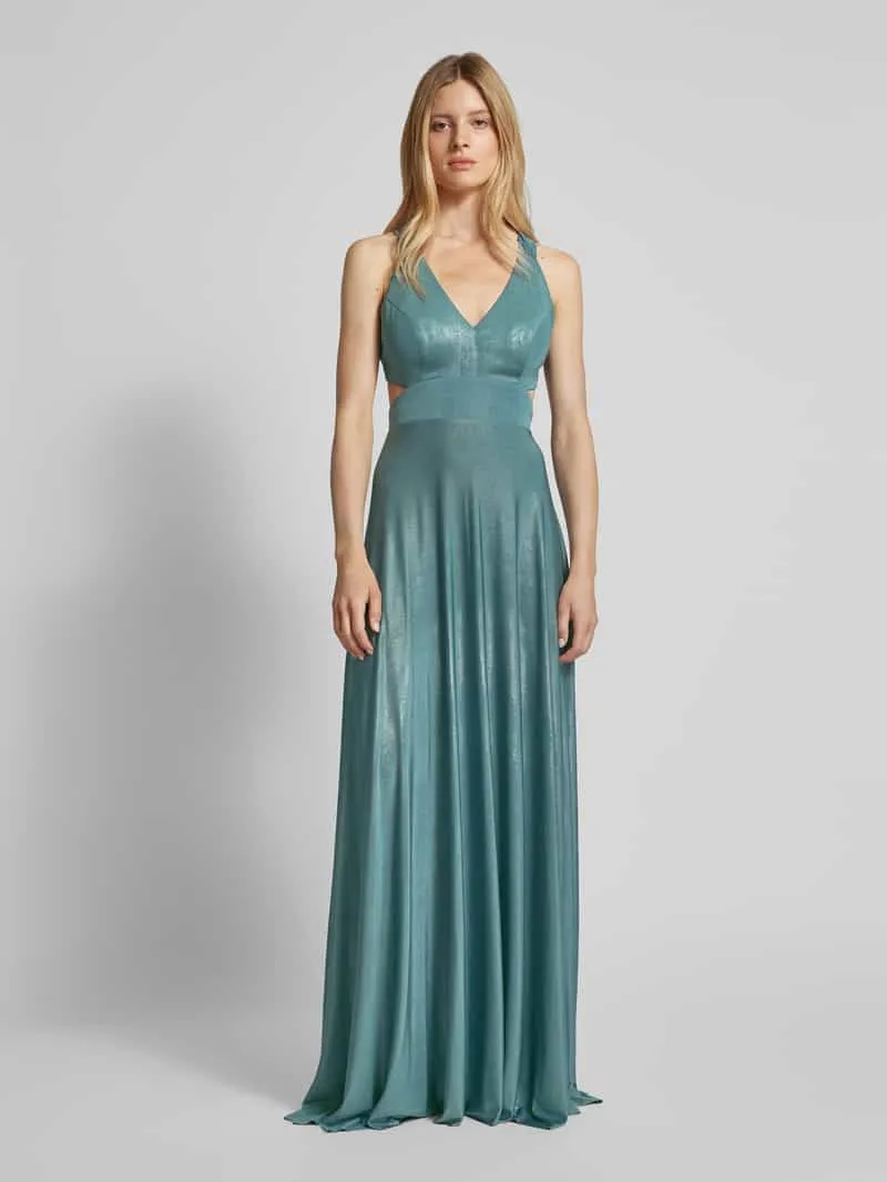 TROYDEN COLLECTION Avondjurk met cut-outs Mintgroen