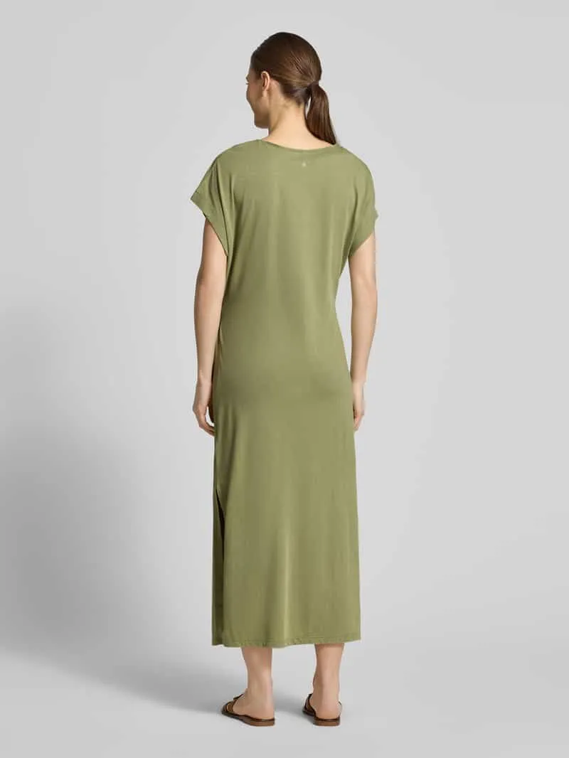 Scotch & Soda Midi-jurk van puur katoen lindegroen, foto 3