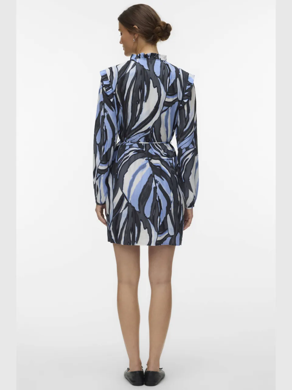 Vero Moda A-lijn jurk blauw, foto 3