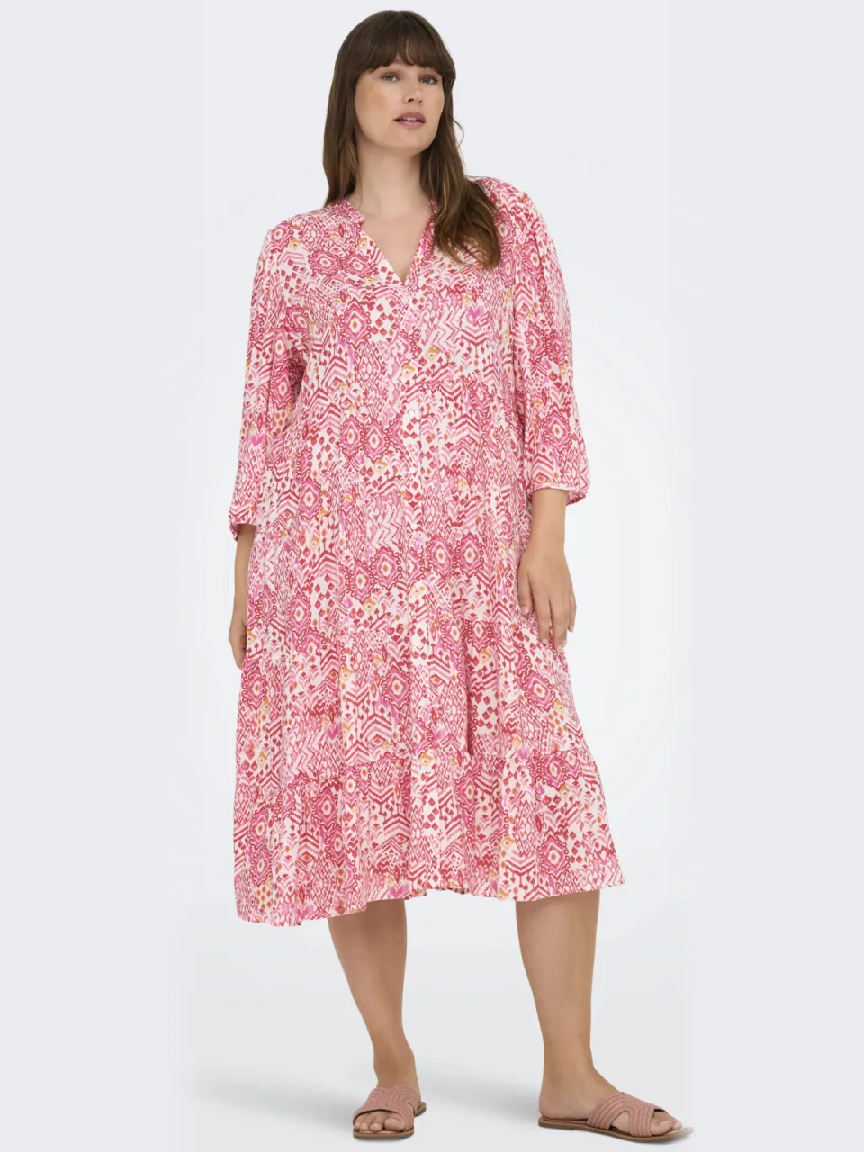 Only Carmakoma mini jurk roze, foto 4