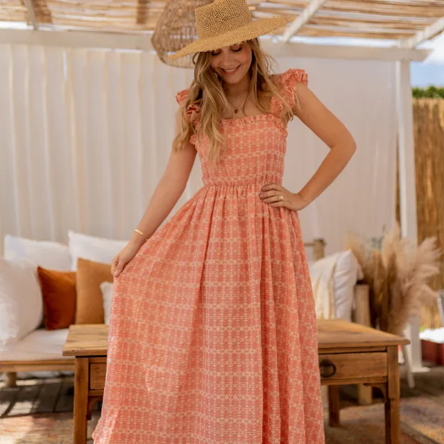 Céleste Lange Jurk Céleste AURORE Roze