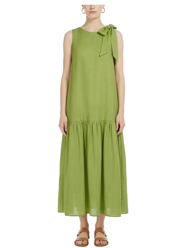 Emme Marella Lange Jurk Emme Marella EMMFOGGIA Groen
