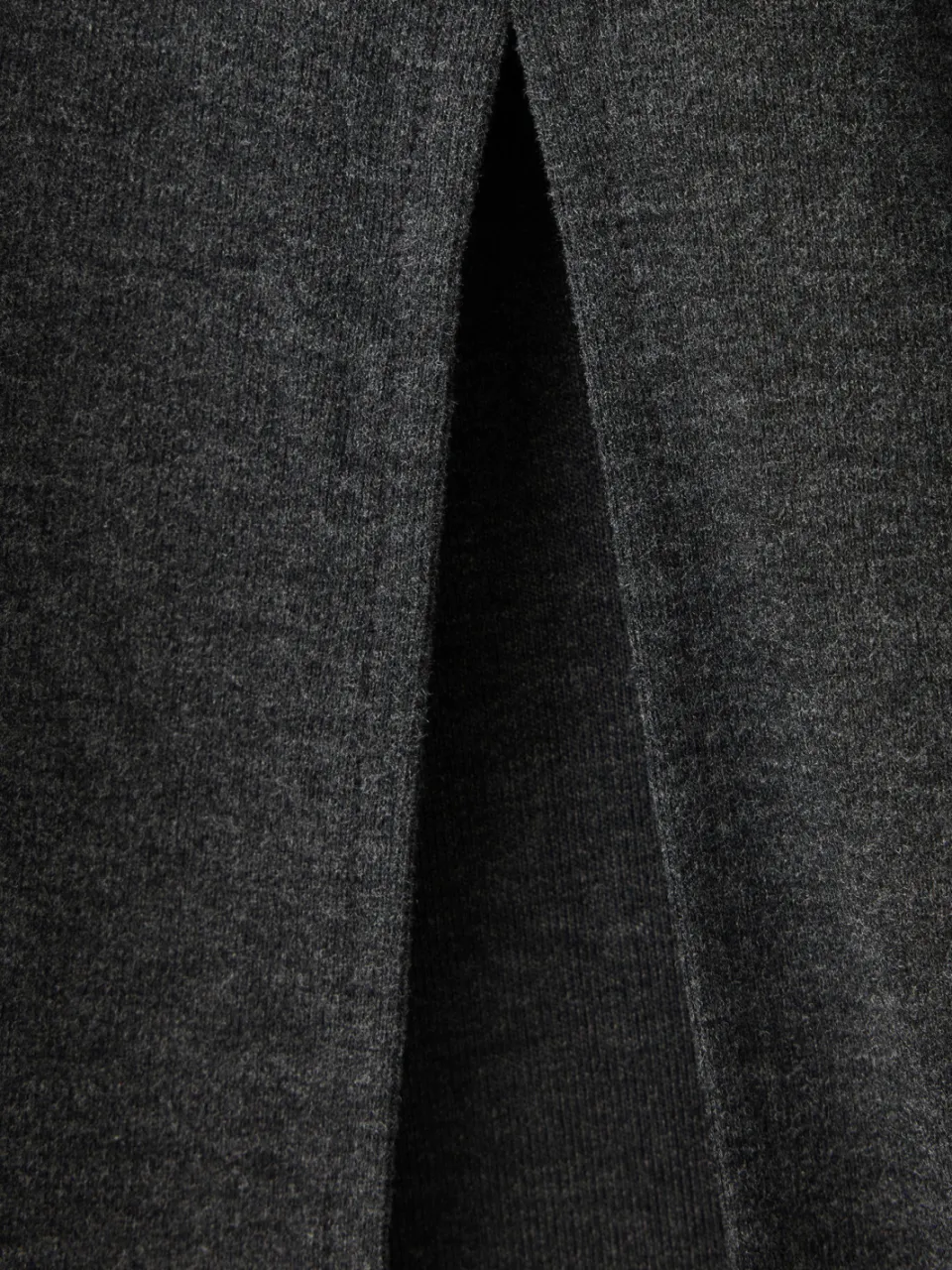 Mango midi jurk met split - grijs, foto 6