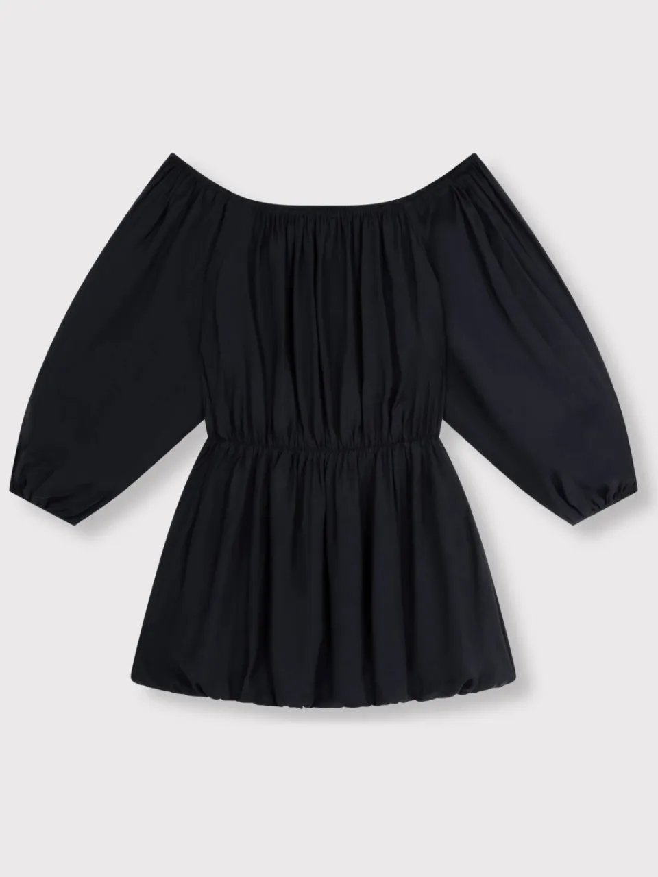 Alix The Label off shoulder modal korte jurk - zwart, foto 2