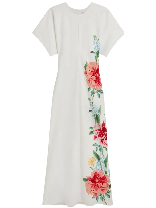 Ted Baker Dodia Column Witte Maxi-jurk, foto 2
