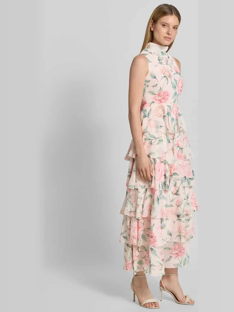 Vero Moda Getailleerde vrijetijdsjurk met volants model 'FELICIA' lichtroze, foto 3