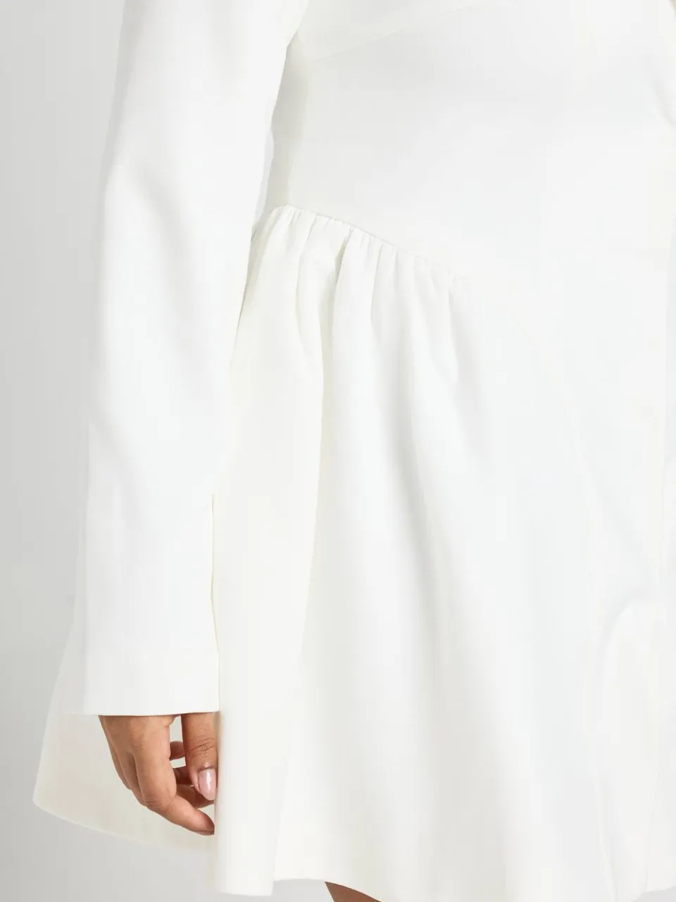boohoo Dames Plus Skater Rok Blazer Jurk ivoor, foto 4