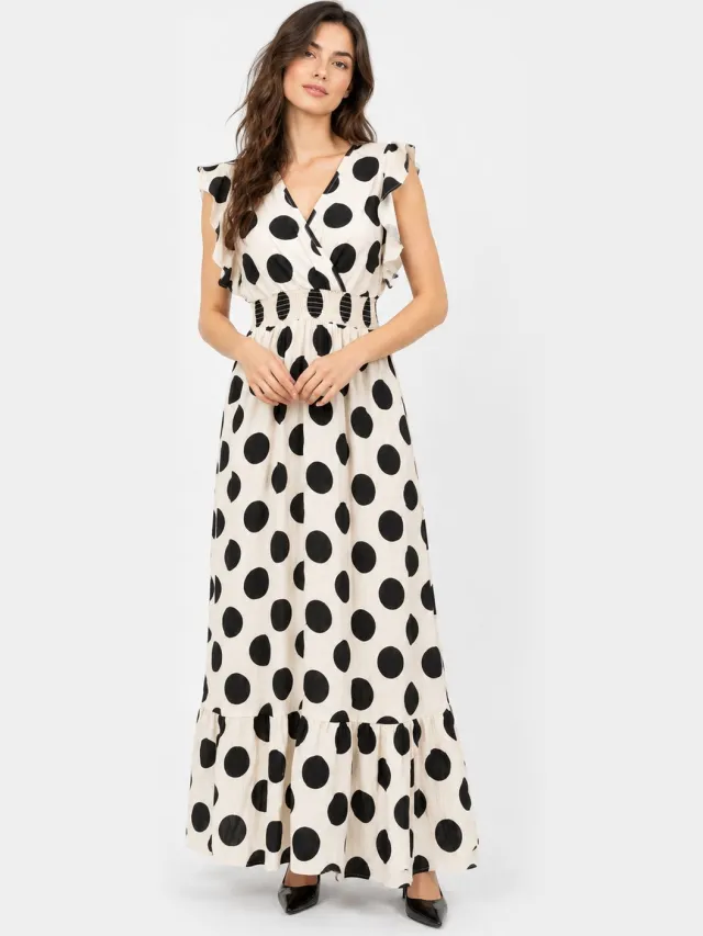 Elara Maxikleid Weiß