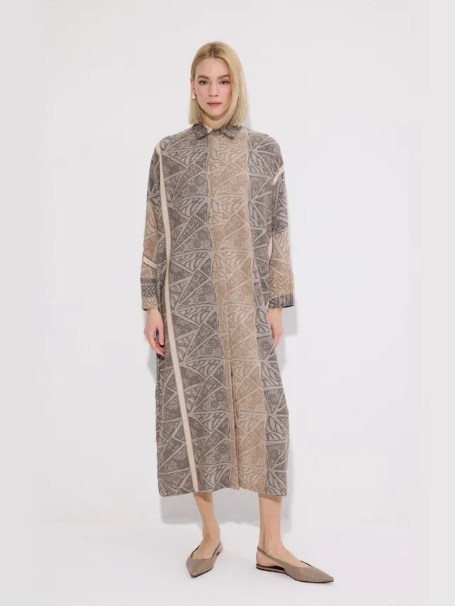 TOUCHÉ PRIVÉ Blousejurk met etnische print - Meerkleurig - Dames