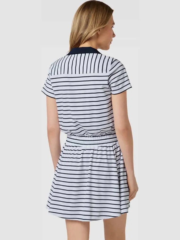 Polo Ralph Lauren Mini-jurk met streepmotief wit, foto 4