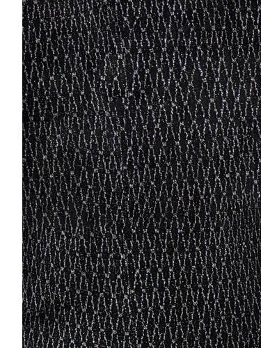 Only one shoulder jurk met glitters zwart/zilver, foto 3
