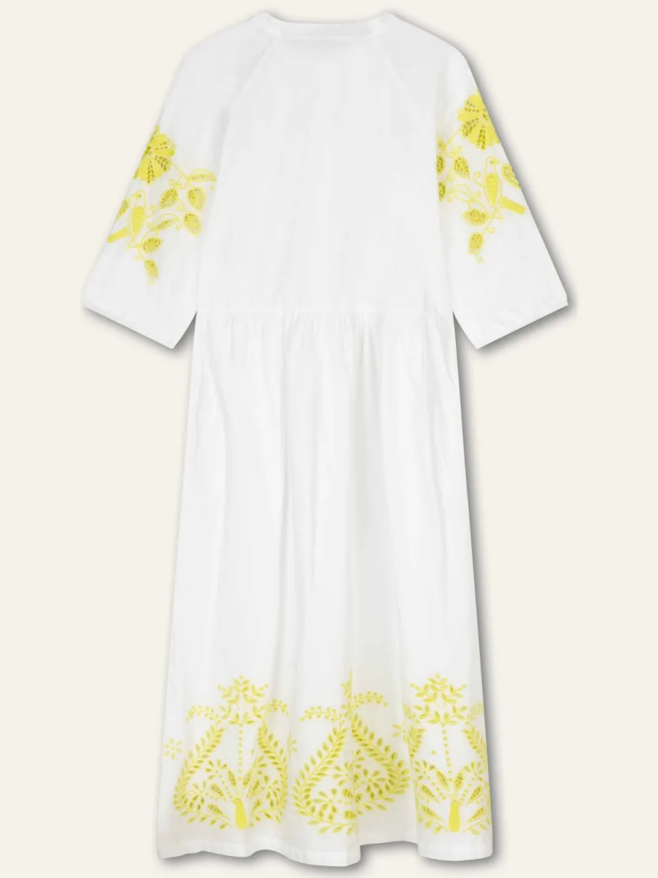 Oilily midi jurk ecru, foto 4