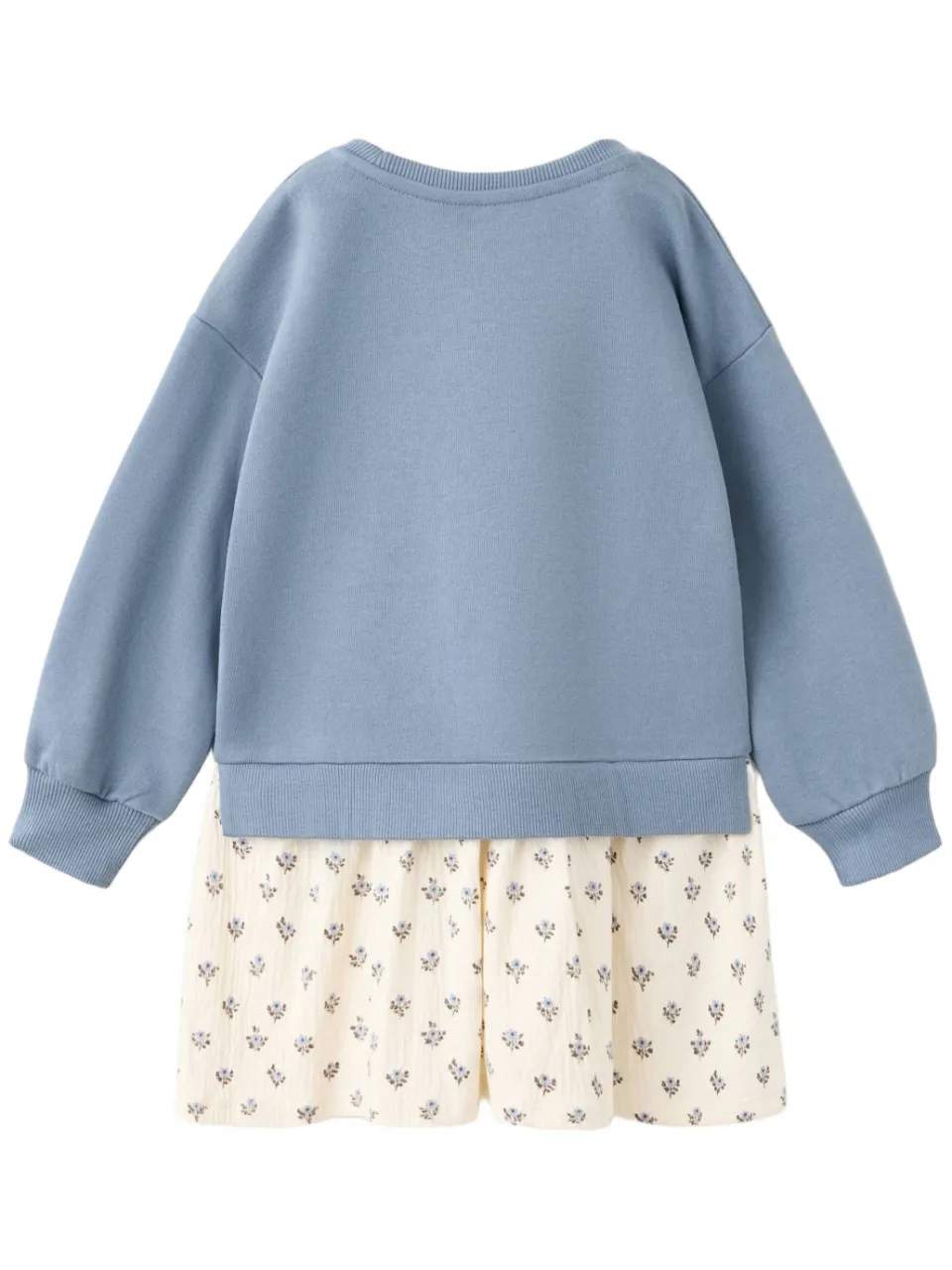 Mango Kids sweatshirt met tekst blauw, foto 3