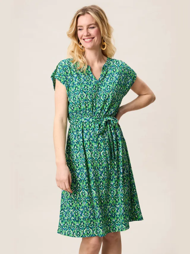 Miss Etam mini jurk groen multi groen