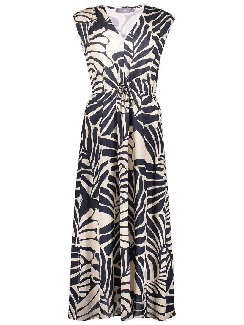 Geisha zomerjurk donkerblauw donkerblauw/ecru, foto 2