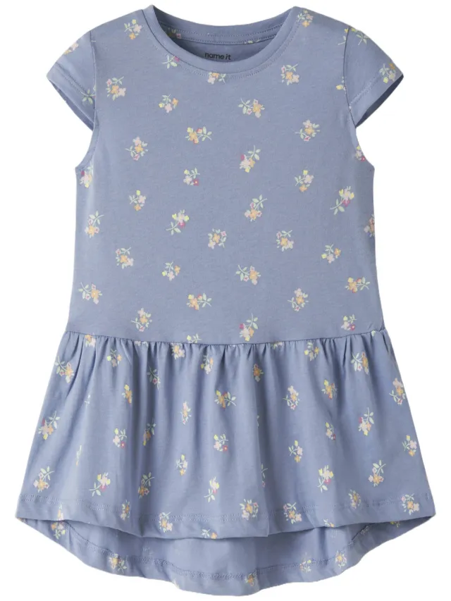 NAME IT MINI NMFVIGGA A-lijn jurk blauw, foto 2